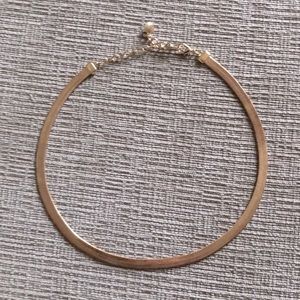 Gold bubble bar necklace